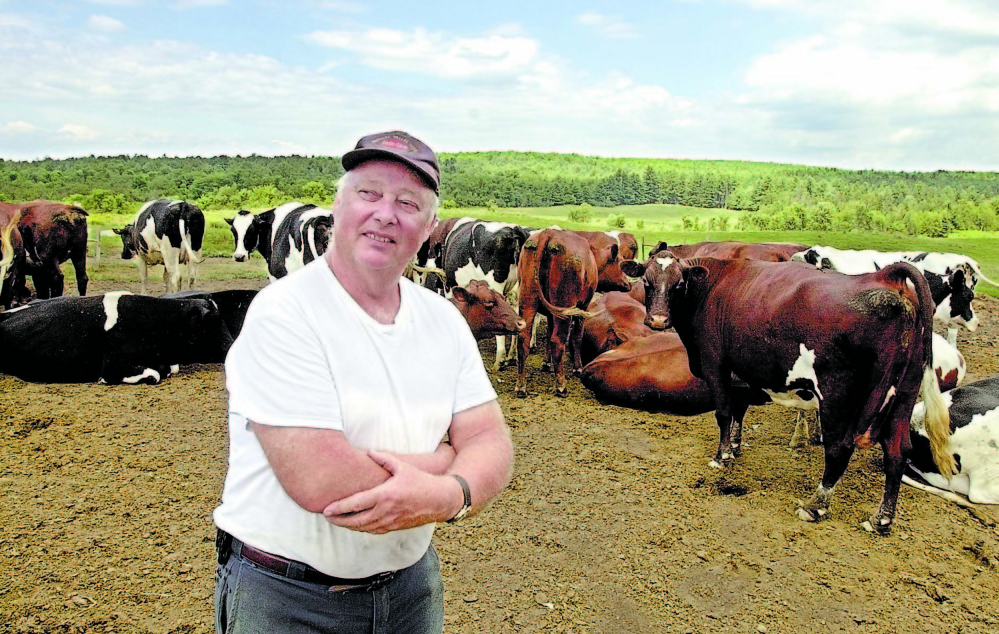 Sandy River Farms owner Bussie York, seen here in a file photo, has confirmed that Ranger Solar is in talks to install a 50- to 80-megawatt solar farm on his land on U.S. Route 2 in Farmington.