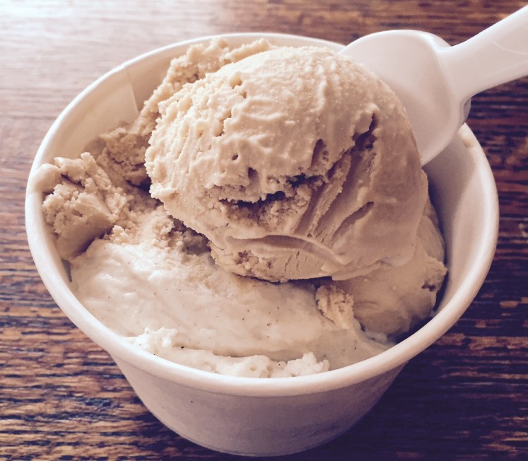 Speckled Ax Coffee Malt ice cream.