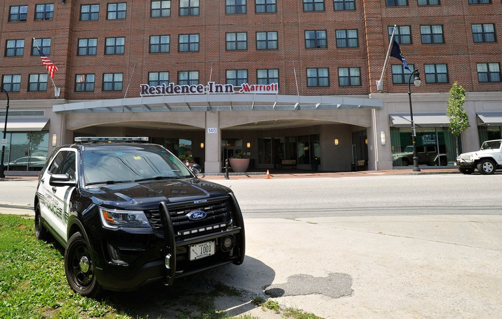 Espen Brungodt was arrested around 1 p.m. Wednesday at the Residence Inn in Portland. 
Shawn Patrick Ouellette/Staff Photographer