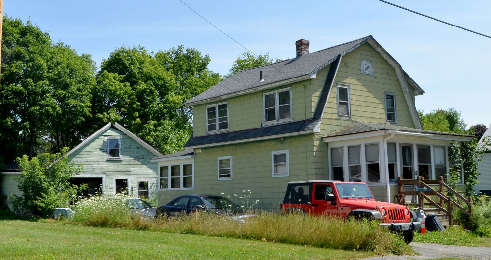 The Winslow Town Council will discuss at its meeting Monday whether a garage on Marcoux Street should be declared dangerous.