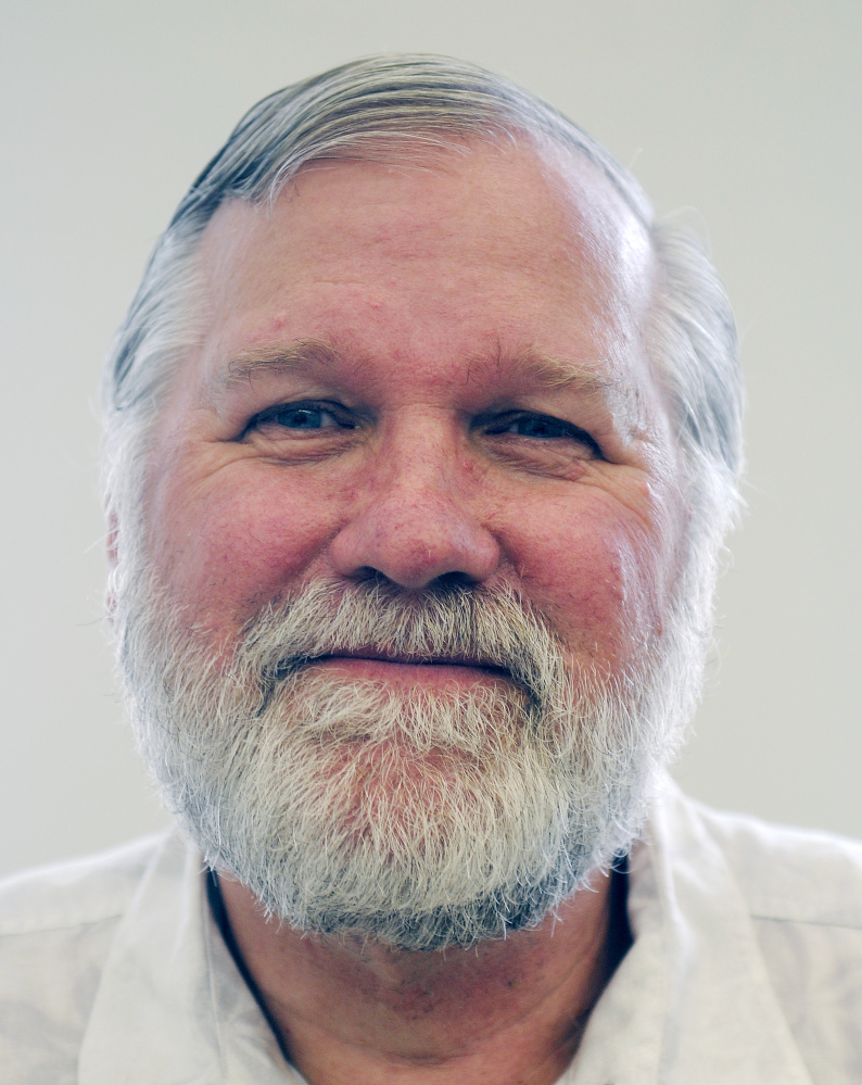 David Sawyer, of South Portland, seen Monday at the Winthrop Town Office, has been appointed as the town's interim tax assessor following the death last month of the town's last assessor, Donald Cadwell.