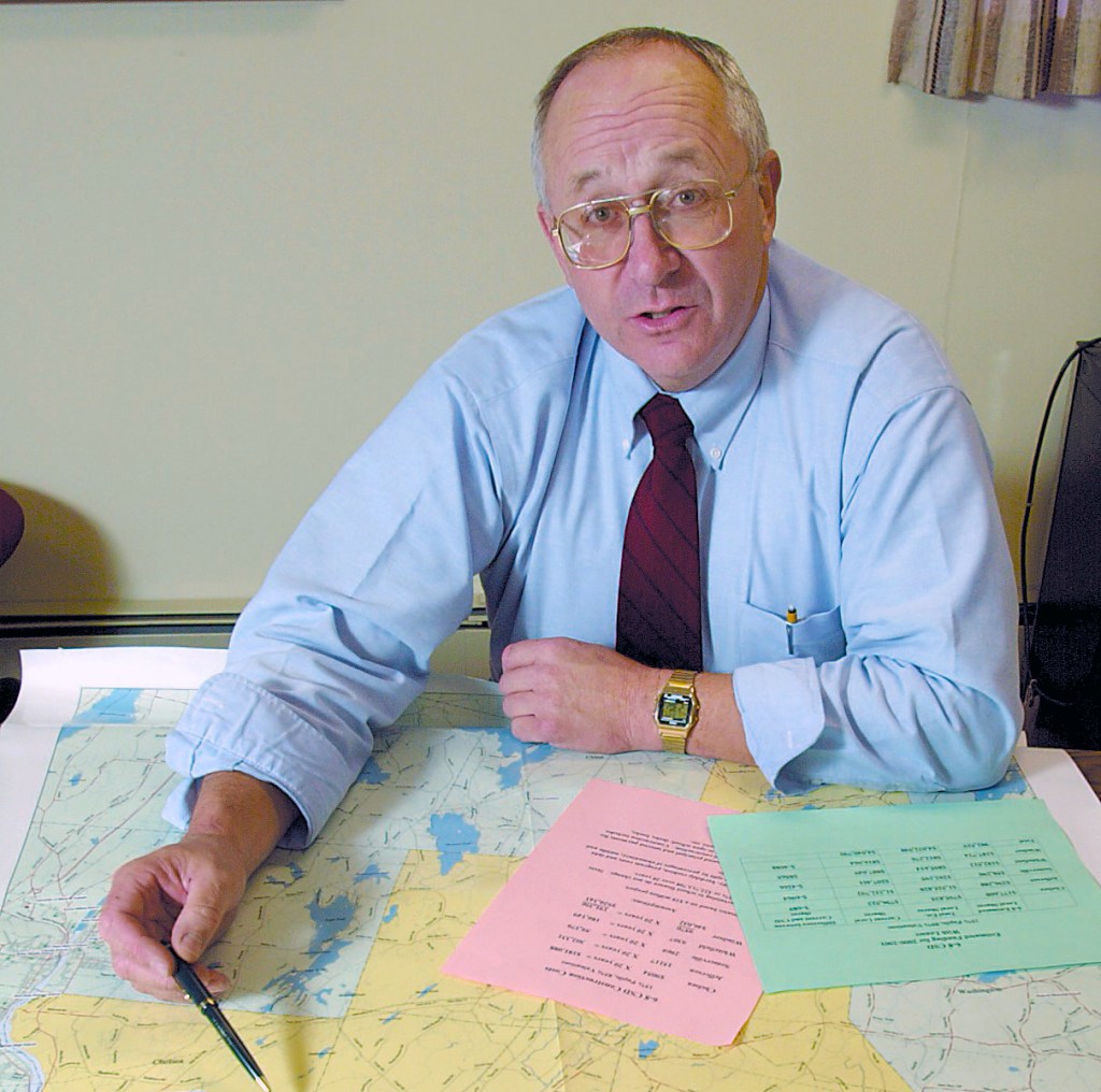 Lyford Beverage, seen here when he was superintendent of the Wiscasset school district, has been named interim superintendent of Anson-based School Administrative District 74, which is looking for a replacement for Ken Coville, who was recently named president and director of development for the Good Will-Hinckley organization in Fairfield.