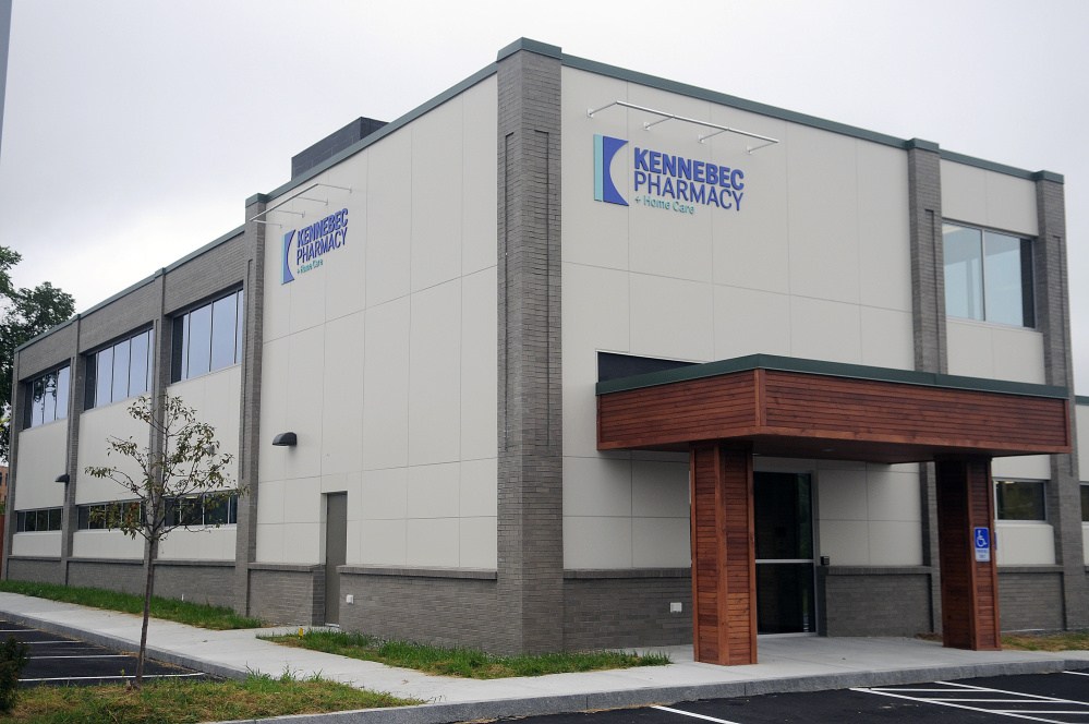 The new location in Augusta of Kennebec Pharmacy & Home Care, shown in this Thursday photo, has a state-of the-art prescription-filling service for its customer base.
