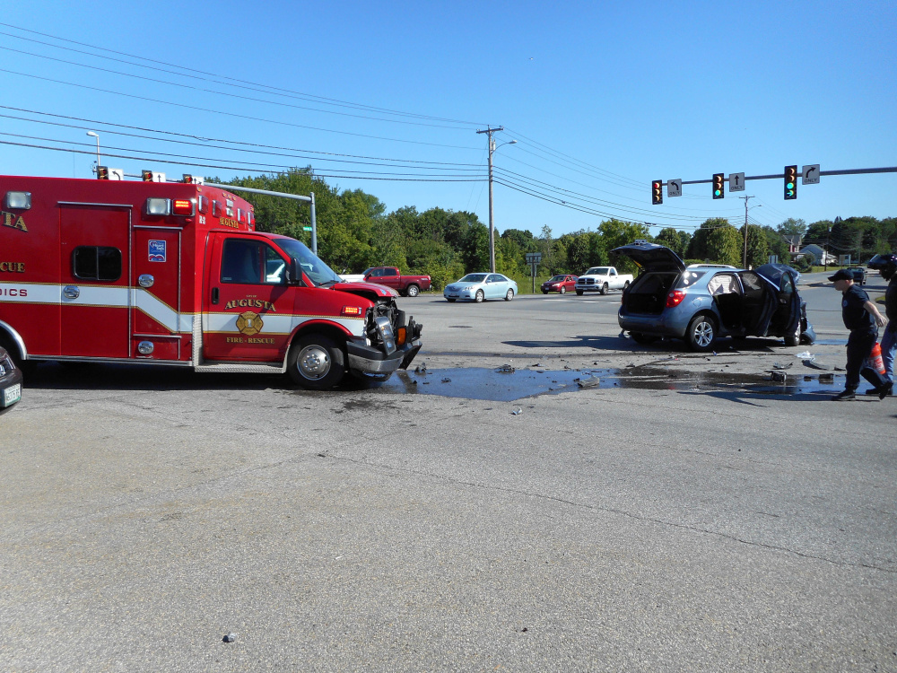 An Augusta ambulance was destroyed in a traffic accident on Route 3 in June when it collided with a 2012 Chevrolet Equinox, which prompted city officials to consider tapping into funds to replace the ambulance.