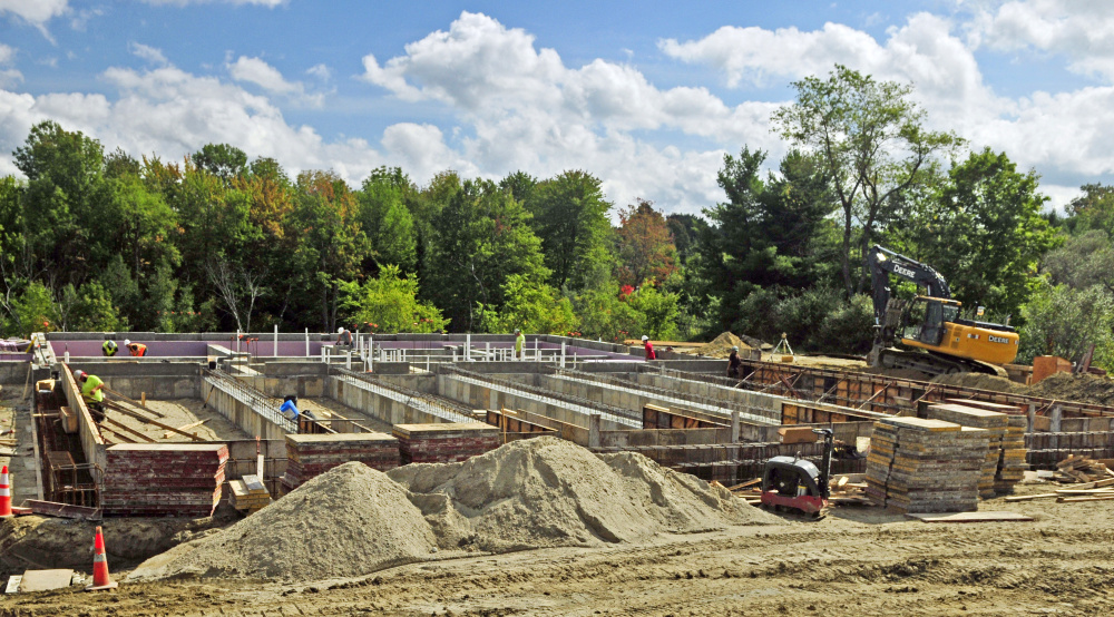 Construction work is under way on the new Leighton Road fire station in Augusta.