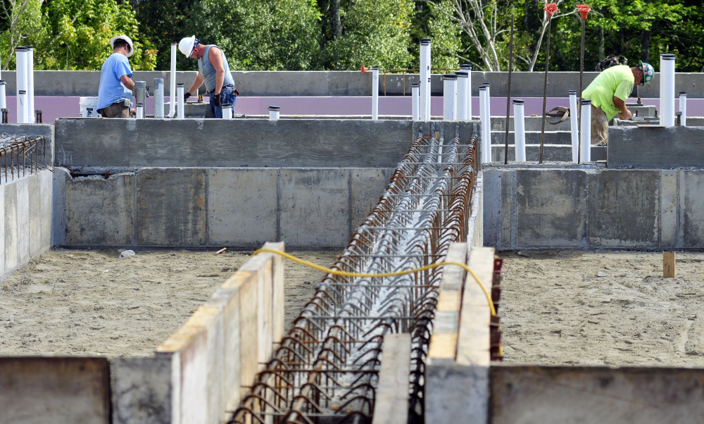 Construction work is under way on the new Leighton Road fire station in Augusta.