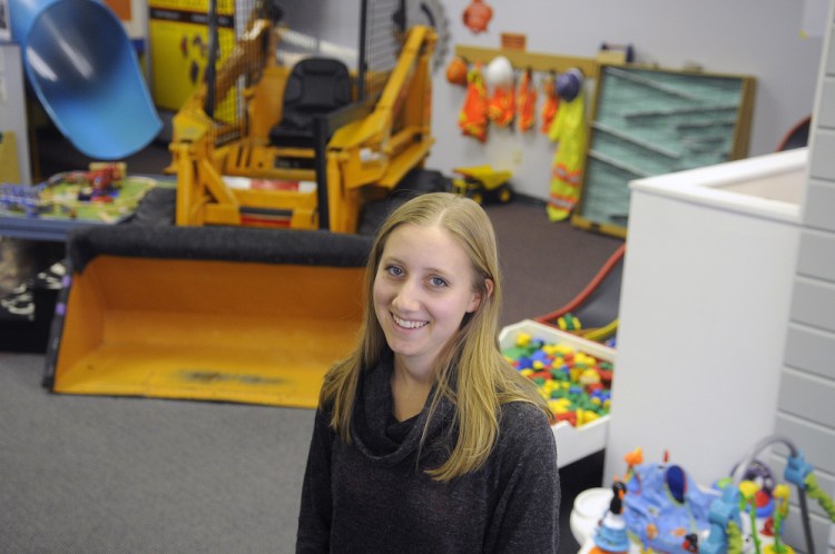 Children's Discovery Museum Executive Director Amarinda Keys at the Augusta learning center on Thursday, the day the museum announced it is relocating to Waterville.