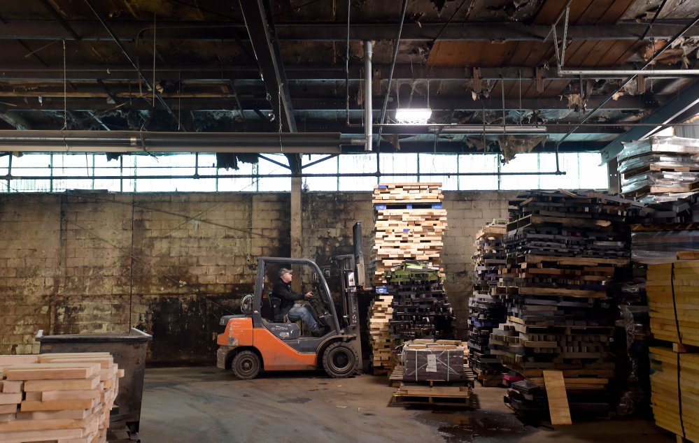 Doug Mathieu, who was laid off from Verso Paper in January, found a new job at Cousineau Wood Products in North Anson. Labor force participation of males age 25 to 54 has declined over the past four decades in Maine.