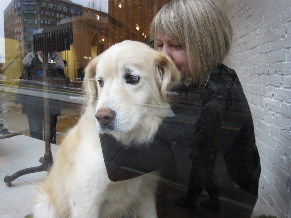 Time was when Fairbanks would join Andrea Nemitz at the Black Parrot on Middle Street, and be known as the Old Port's Therapy Dog.