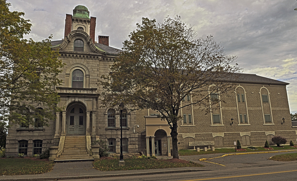 This Sept. 2015 file photo shows the Kennebec County Correctional Facility in Augusta, where three former employees allege workplace discrimination.