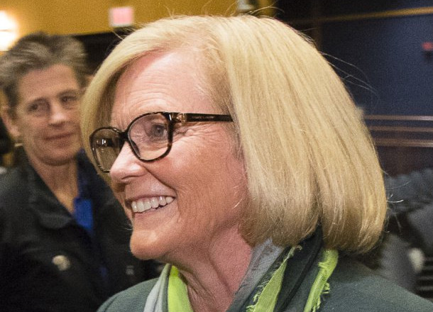 Rep. Chellie Pingree greets supporters after a debate this week. "I have worked hard to represent the district ... (and) focus on the issues that are most important to us," she says.