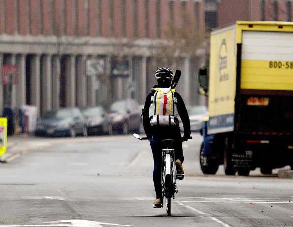 Portland bicyclists would be safer with bicycle paths rather than bicycle lanes painted on the road. And probably a lot more people would take to their bikes, because paths don't require riding in traffic.