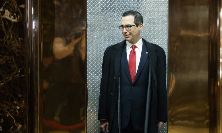 Steven Mnuchin, Donald Trump's nominee for treasury secretary, said that in Trump's economic plan, “There will be a big tax cut for the middle class.”