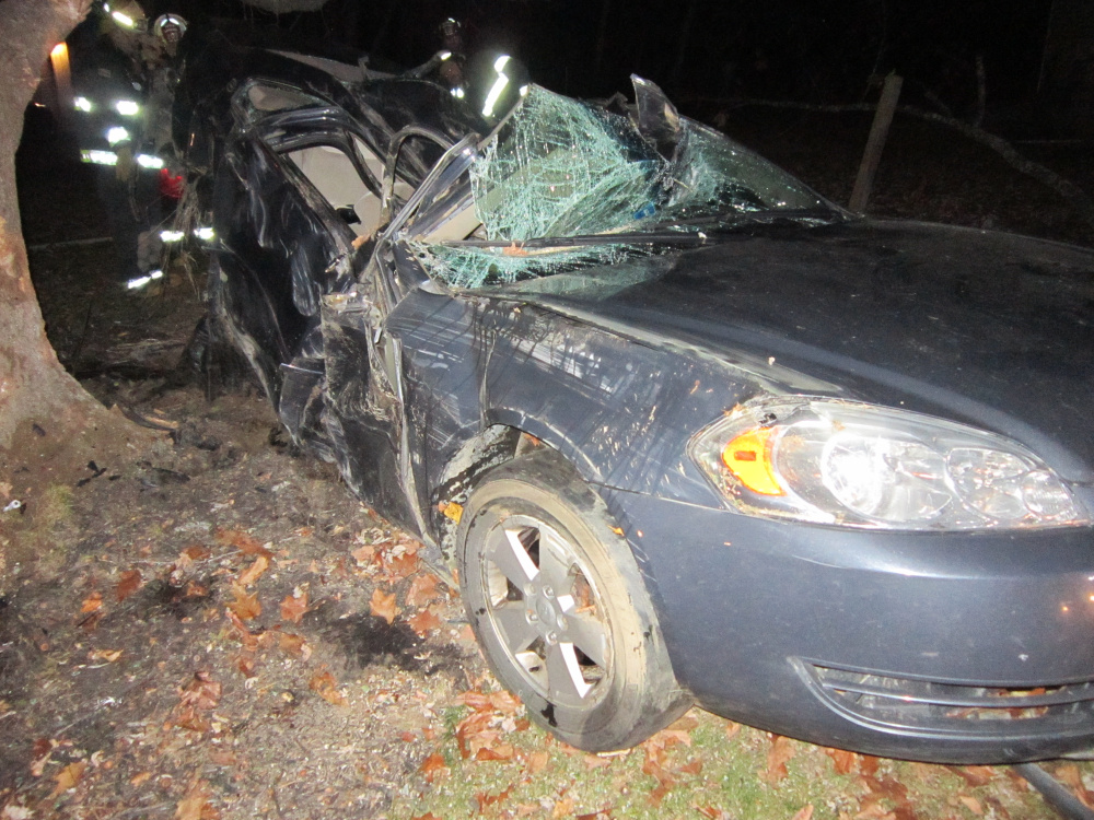 A Skowhegan man was injured when his 2009 Chevrolet Impala rolled over in Norridgewock Friday night, police say.