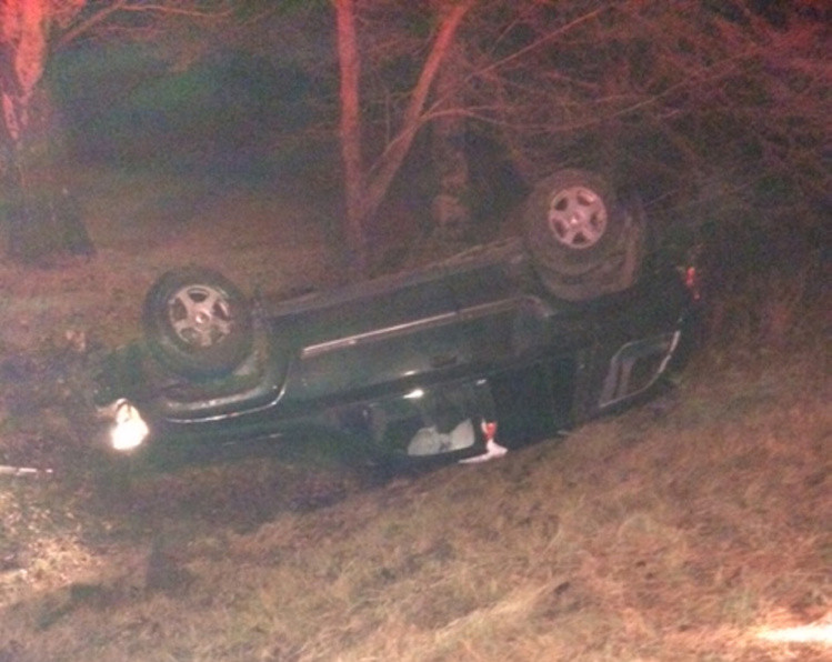 A 2002 Chevrolet Trailblaze, seen here in a photo provided by the Somerset County Sheriff's Office,r crashed Friday morning after sliding on black ice on U.S. Route 2 in Norridgewock, police said.