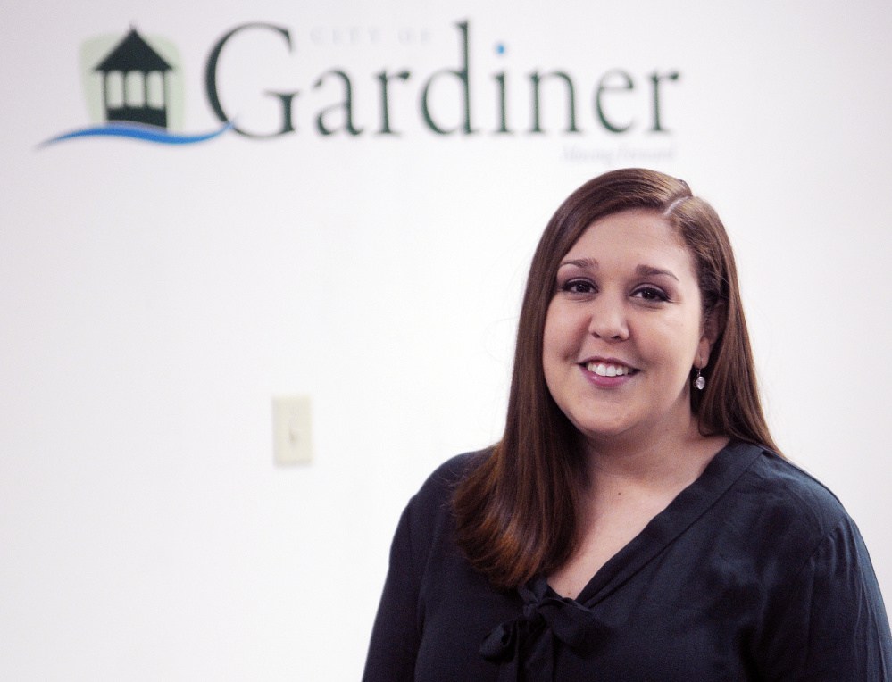 Haley Jaramillo, 22, at Gardiner City Hall last week, where she spent her summer writing and revising policies for the City of Gardiner as part of an internship program the city offers. She presented her work on city policies governing purchasing, disposing of tax acquired properties and mailbox replacement at the Dec. 21 Gardiner City Council meeting.