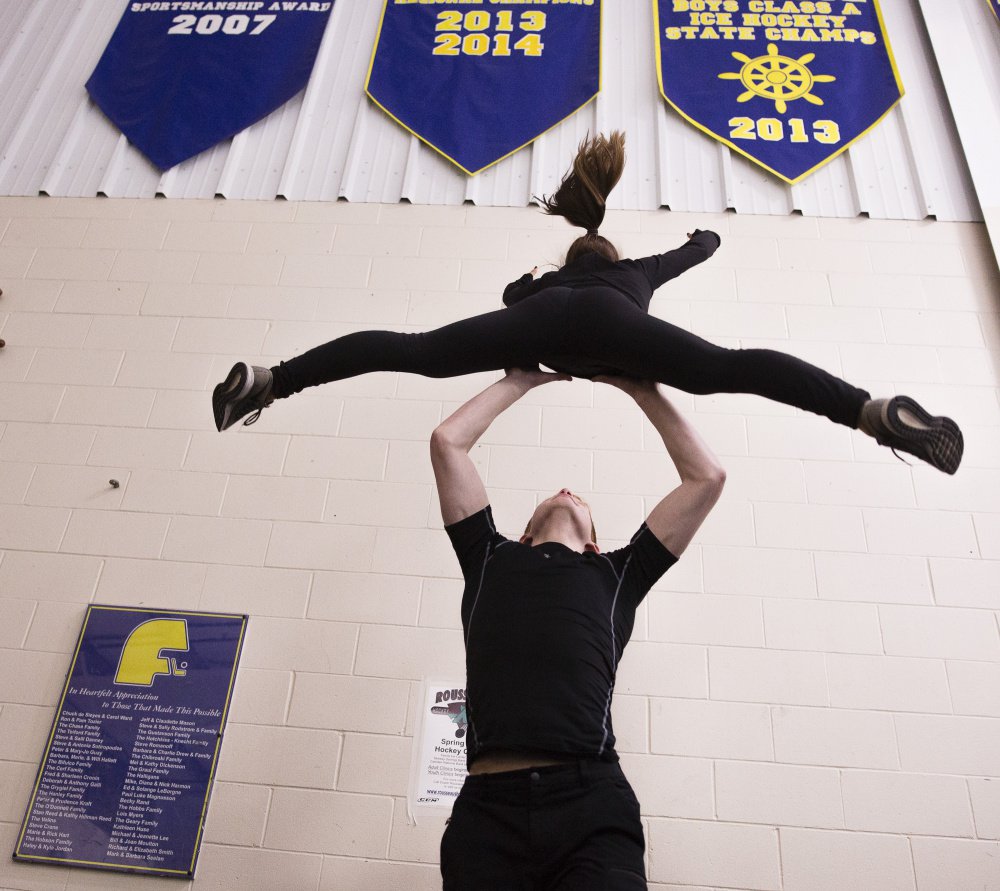 Franz-Peter Jerosch and partner Jade Esposito warm up last week.