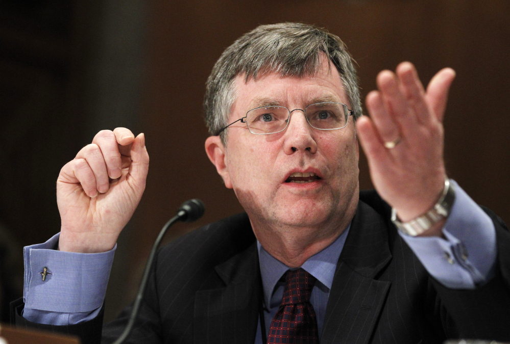 The State Department's undersecretary for management, Patrick F. Kennedy, shown in 2011, is among the top managers leaving the State Department.