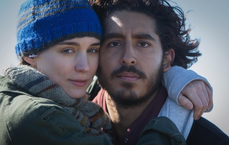 Rooney Mara, left, and Dev Patel in "Lion."