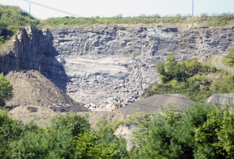 The McGee pit in Augusta is seen on Sept. 4, 2015, from the east side of Kennebec River.