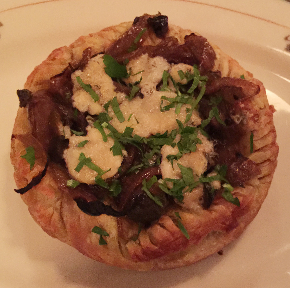 Carmelized onion tart