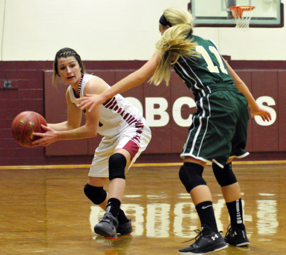 Meranda Martin, left, and the Richmond Bobcats are undefeated this season.