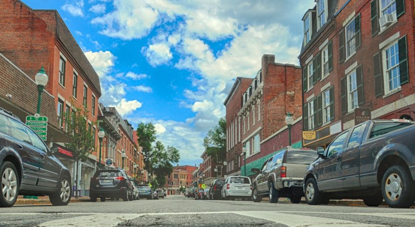 Water Street in downtown Gardiner is shown in 2016.