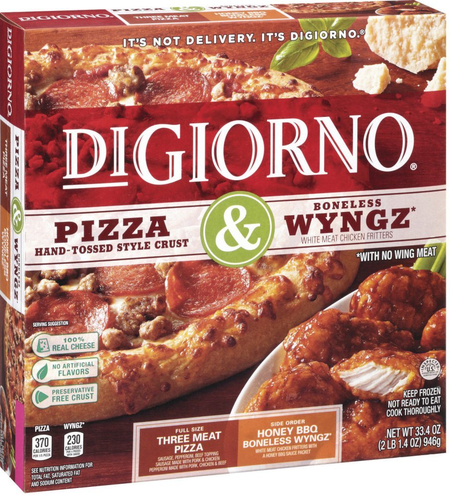 DiGiorno owner Nestle said it initially wanted to call the boneless chicken pieces "wings," since it believes people understand that "boneless wings" are not whole wings. The company says the USDA instead proposed "wyngz."