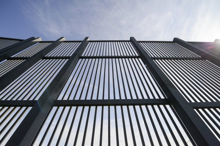 A section of the fence along the U.S.-Mexico border in Brownsville, Texas. 