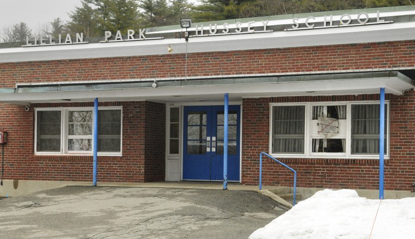 This Tuesday photo shows Lillian Park Hussey School in Augusta, which is in need of major repairs or replacement, school officials say.