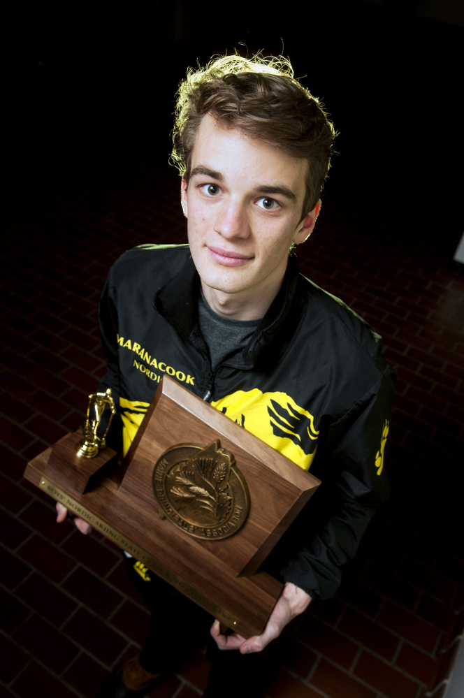 Maranacook senior Zach Holman is the Kennebec Journal Boys Nordic Skier of the Year.