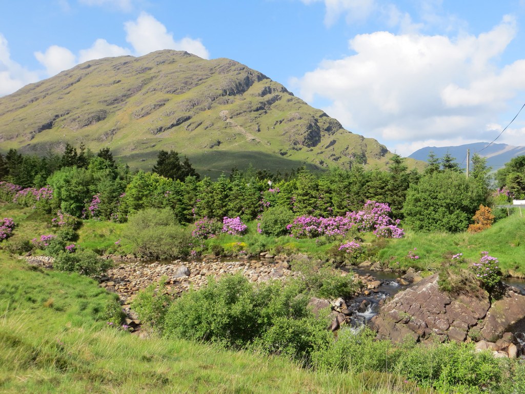 The Maamturk Mountains in Connemara, County Galway, Ireland. Many Irish immigrants who settled in Portland came from this region in western Ireland. 