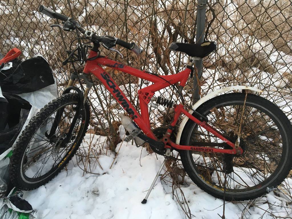 Police believe this bicycle and the jacket and hat below belonged to the victim.