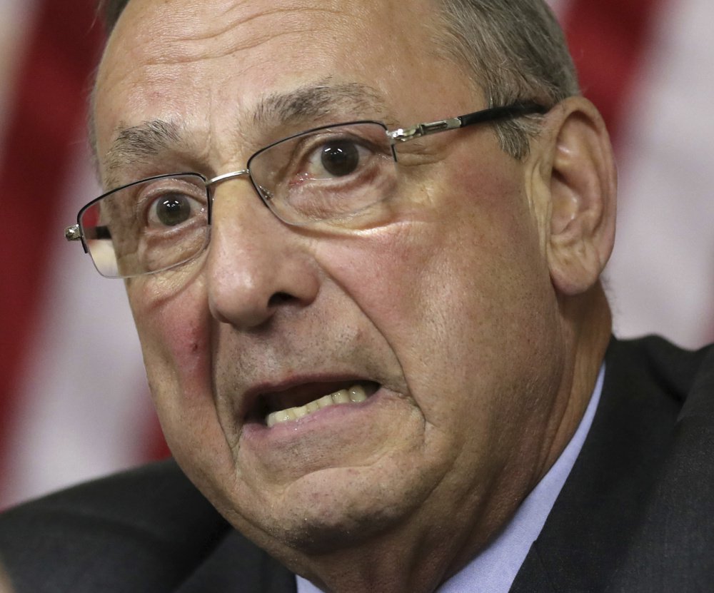 Gov. Paul LePage: "The way they wrote the (request for proposals), you had to be a big law firm from out of state in order to qualify."