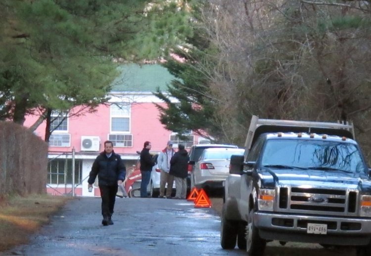 U.S. authorities seize a compound used by Russian Federation diplomats in Centreville, Md., on Dec. 29, 2016 compound.