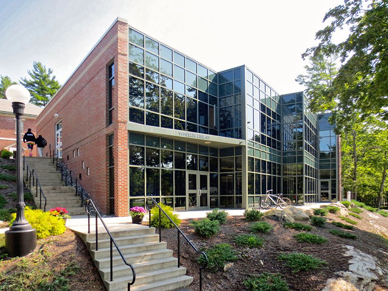 Wheeler Library, on the Hyde School campus in Bath.
