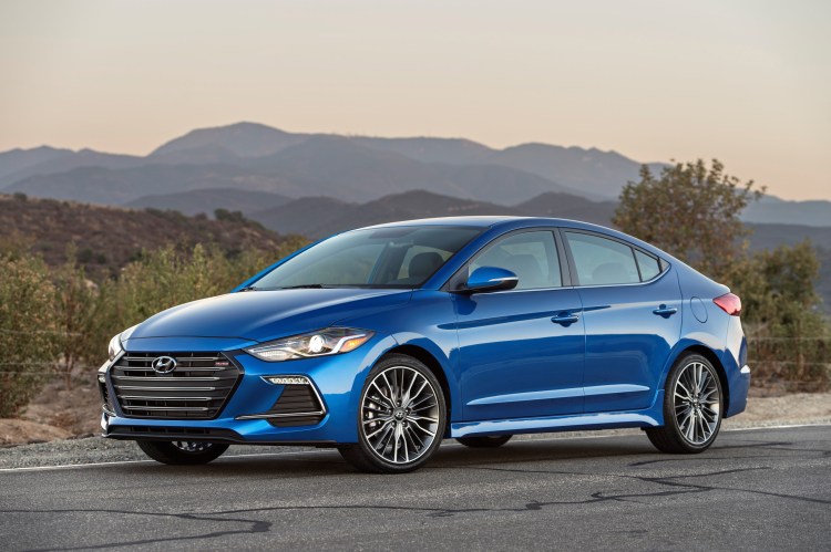 The 2017 Hyundai Elantra Sport. 