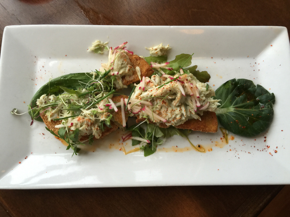 Fried green tomatoes