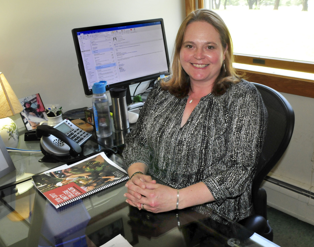 Erika Latty, the new chief academic officer at Unity College, shown June 8.