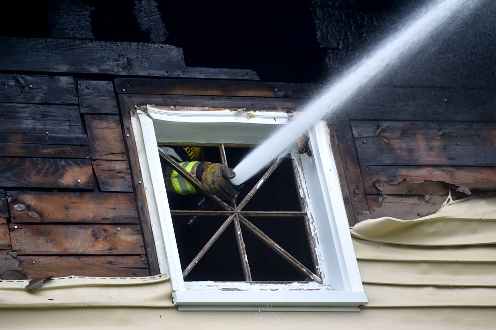 Firefighters from multiple agencies fought a house fire Thursday at 1191 Lakeview Drive in China.