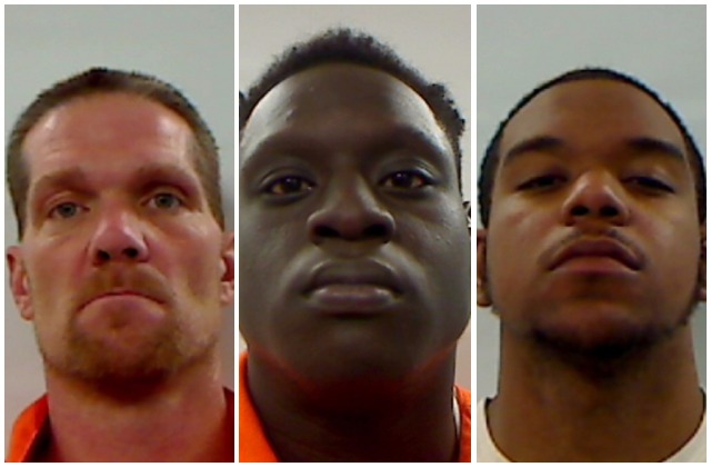 From left: Travis Moore, Stephon Sullivan and Sammy Virella