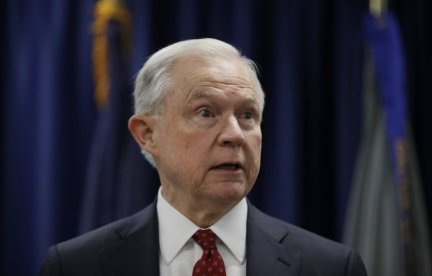 President Trump took a new swipe at Attorney General Jeff Sessions Monday, referring to him in a tweet as "beleaguered" and wondering why Sessions isn't digging into Hillary Clinton's alleged contacts with Russia.