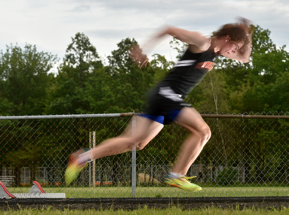 Winslow High School senior Ben Smith is the Morning Sentinel Boys Track and Field Athlete of the Year.