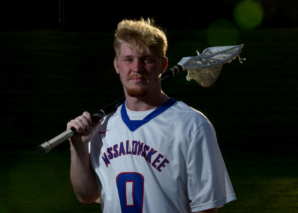Messalonskee's Austin Pelletier is the 2017 Morning Sentinel Boys Lacrosse Player of the Year.