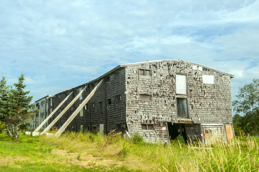 The City Council, at its meeting Thursday, plans to discuss whether to condemn this chicken barn at 266 Church Hill Road in Augusta.