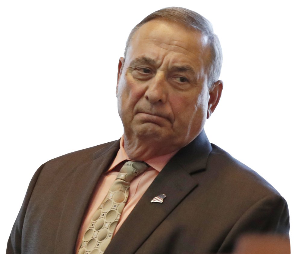 Gov. LePage: "U.S. senators like Senators Susan Collins and Angus King are enjoying Cadillac health insurance plans while they are mandating Americans ride a moped."