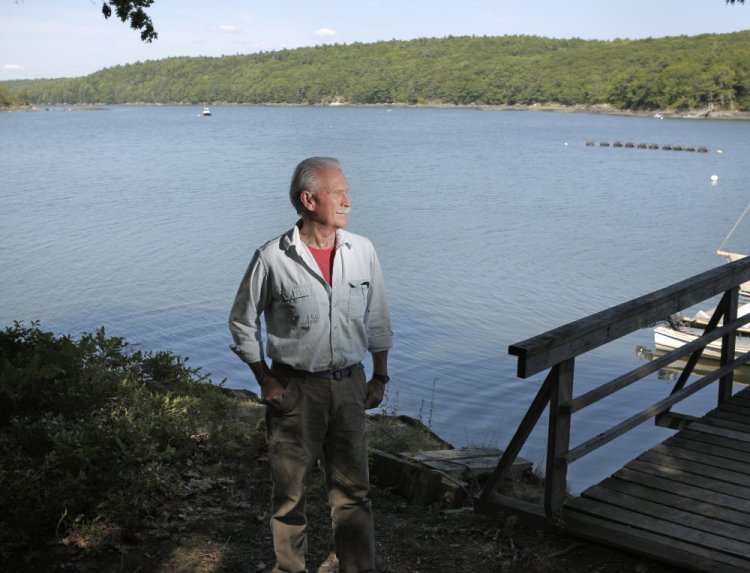 Pat Burns at Robinhood Cove in Georgetown, where five oyster farms are starting up thanks to a venture called Georgetown Aquaculture that Burns is overseeing.