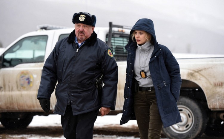 Courtesy photo 
 Graham Greene, left, and Elizabeth Olsen in 'Wind River."