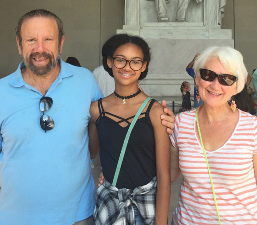 Arthur and Donna Lerman, seen here with their granddaughter, Ava Guest, now live in Venice, a city on the West Coast of Florida, after living in Augusta for many years. With Hurricane Irma bearing down on the Sunshine State last weekend, the Lermans had to make two evacuations.