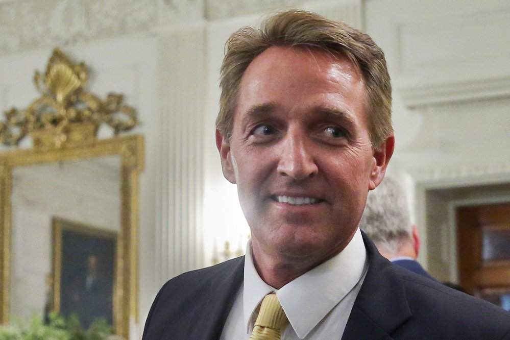 U.S. Sen. Jeff Flake, R-Ariz., a frequent critic of President Trump, announced Tuesday that he won't seek re-election.